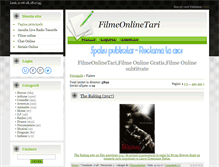 Tablet Screenshot of filmeonlinetari.com